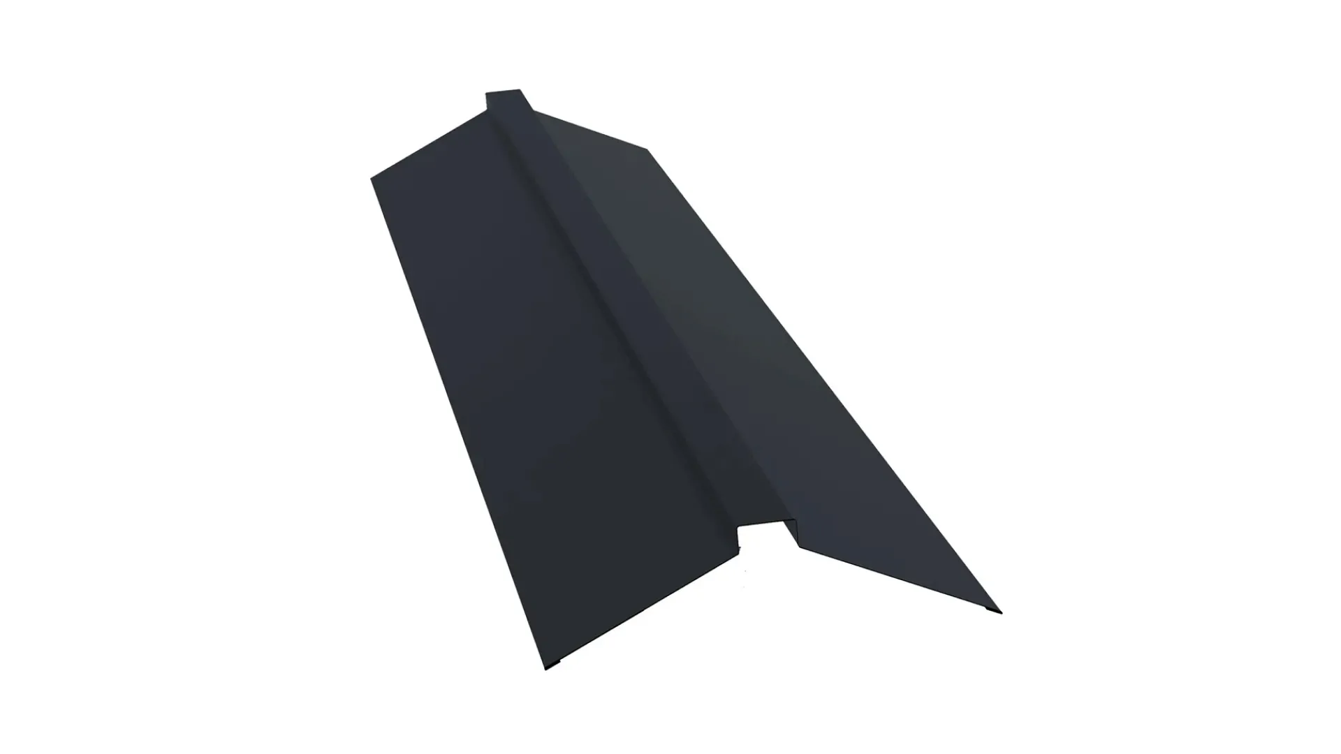 Конек кровельный  190х190 мм фигурный сталь оцинкованный 190х190 мм