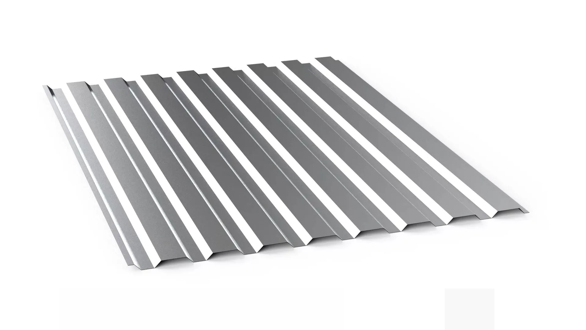 Профнастил оцинкованный МП20 0.7х1150х2000 мм